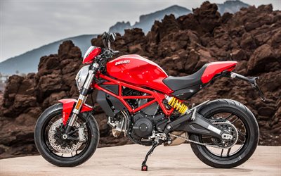 Ducati Monster 797, sportbikes, 2017 cyklar, nya Monster 797, italienska motorcyklar, Ducati