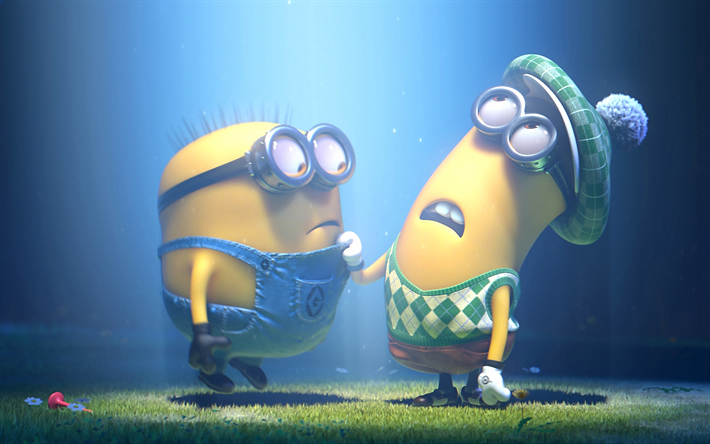 Minions, underwater, Despicable Me, 3d-animation