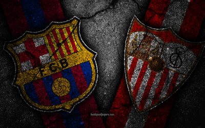 Barcelona vs Sevilla, Omg&#229;ng 9, LaLiga, Spanien, fotboll, FC Barcelona, Sevilla FC, spansk fotbollsklubb