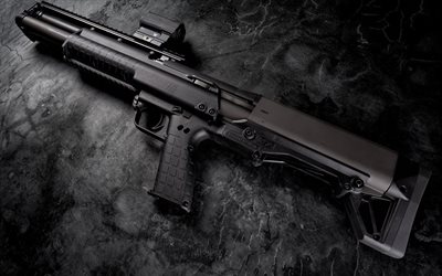 Kel-Tec KSG, pump action shotgun, American weapons, rifles