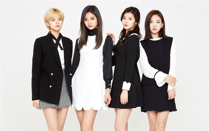 zweimal, south korean music group, s&#252;d-koreanische s&#228;nger, nayeon, sana, tzuyu, jungyeon