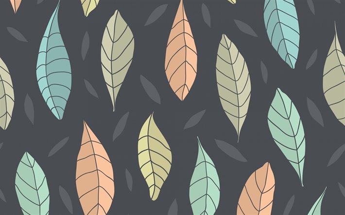 texture with autumn leaves, retro autumn background, leaves background, autumn, seamless texture