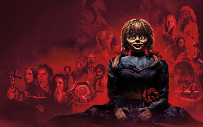 Annabelle Comes Home, 4k, poster, 2019 movie, detective films