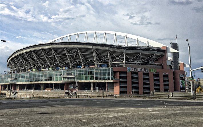 CenturyLink Field, Seattle, ABD, Seattle Seahawks Stadyumu, NFL, Amerikan Futbolu Stadyumu, modern spor arena