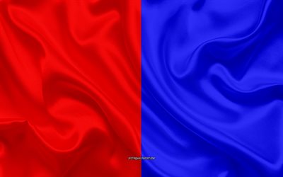 Cagnes-sur-Mer Flag, 4k, silk texture, silk flag, French city, Cagnes-sur-Mer, France, Europe, Flag of Cagnes-sur-Mer, flags of French cities