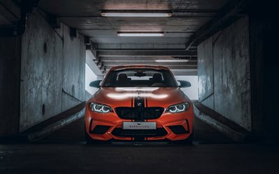 BMW M2, 2020, F87, tuning M2, front view, exterior, M2 JMS Fahrzeugteile, German cars, BMW