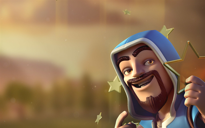 Wizard, art, characters, Clash Of Clans