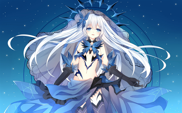 Download Wallpapers Date A Live Yoshino Japanese Anime