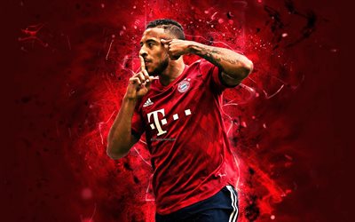 Corentin Tolisso, goal, Bayern Munich FC, french footballers, Germany, soccer, Tolisso, Bundesliga, neon lights, football
