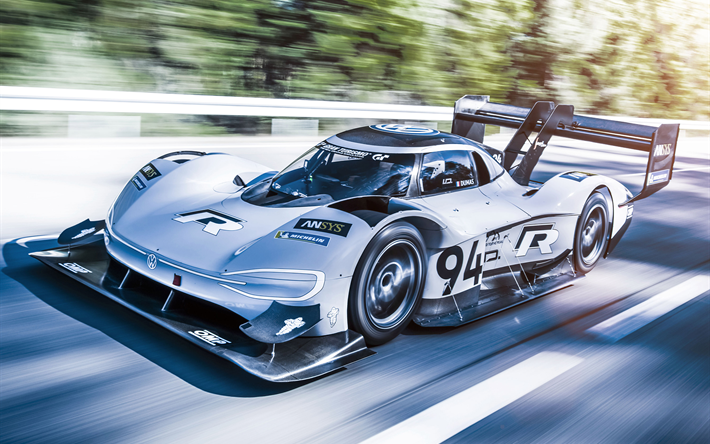 Volkswagen ID R Pikes Peak, 2018, prototype fully electric vehicle, racing cars, electric sports cars, Volkswagen
