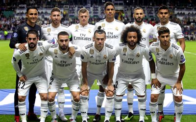 Real Madrid, galacticos, Spanish football club, La Liga, Spain, club composition, Marcelo, Karim Benzema, Marco Asencio, Gareth Bale, Sergio Ramos, Toni Kroos, football players