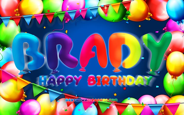 Happy Birthday Brady Clip Art