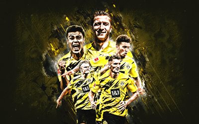 Borussia Dortmund, BVB, German football club, Dortmund, Germany, Bundesliga, football, Erling Braut Haland, Marco Reus, Jadon Sancho