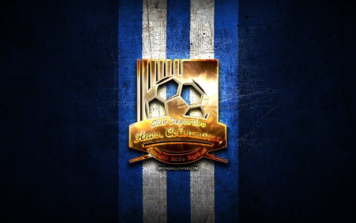 Download wallpapers Hermanos Colmenares FC, golden logo, La Liga FutVe ...