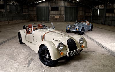 Morgan V6 Roadster, 2018 voitures, voitures r&#233;tro, route, Morgan