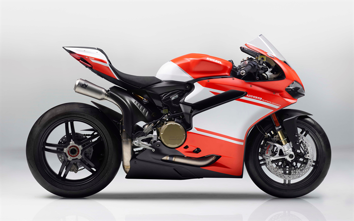 4k, Ducati 1299 Superleggera, studio, 2018 biciclette, le supersportive, moto italiana, la Ducati