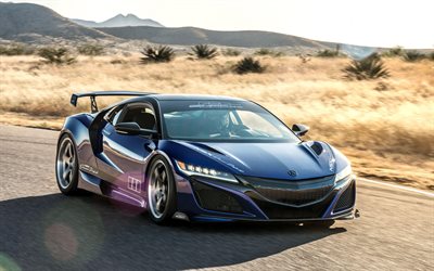 Acura NSX, 4k, 2017 cars, tuning, Scienceofspeed Dream Project, sportcars, tunned NSX, Acura
