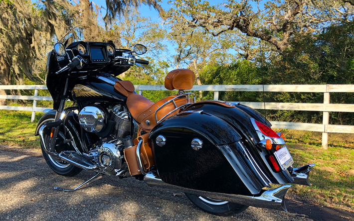 4k, Indian Chieftain Classic, road, 2018 bikes, american motorcycles, superbikes, USA