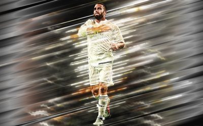Daniel Carvajal, 4k, Espanjan jalkapallon pelaaja, puolustaja, Real Madrid, creative art, Liiga, Espanja, jalkapalloilijat, Carvajal