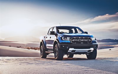 Ford Ranger Raptor, desert, 2019 Autot, offroad, uusi Ford Ranger, tuning, Ford