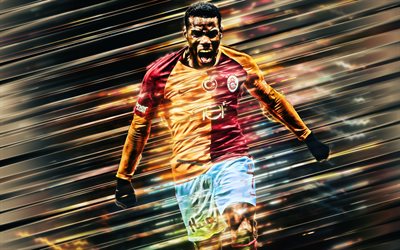 Garry Rodrigues, Galatasaray, Kap Verde fotbollsspelare, anfallare, portr&#228;tt, Turkiet, fotbollsspelare