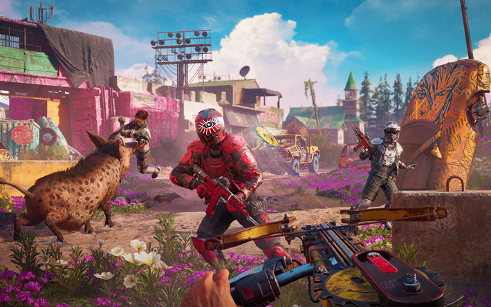 4k, Far Cry Aube Nouvelle, le gameplay, 2019 jeux, Far Cry