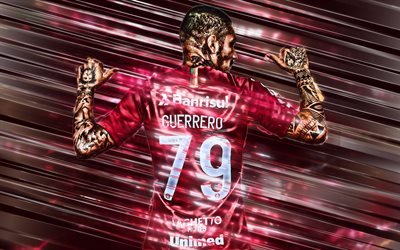 Paolo Guerrero, Internacional, P&#233;ruviens, joueur de football, l&#39;attaquant, Serie A, le Br&#233;sil, les joueurs de football, art cr&#233;atif
