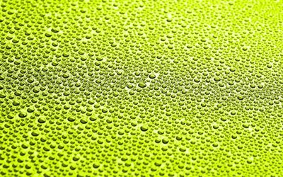 water drops texture, drops on glass, green backgrounds, water drops, water backgrounds, drops texture, water, drops on green background
