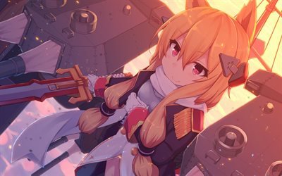 Azur Lane, anime characters, Japanese anime games, female characters