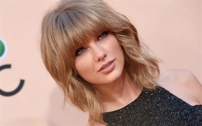 Taylor Swift, アメリカの歌手, 4k, 肖像, 米国の若い星, 驚