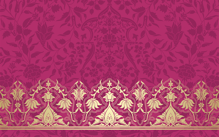 vintage pink texture, floral design, floral texture patterns, luxurious backgrounds