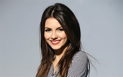 Victoria Justice, american actress, smile, photoshoot, fashion model, beautiful woman, brunette