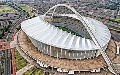 Le Stade Moses Mabhida de Durban, en Afrique du Sud, le Sud-Africain du Stade de Football, AmaZulu FC Stade, Ext&#233;rieur