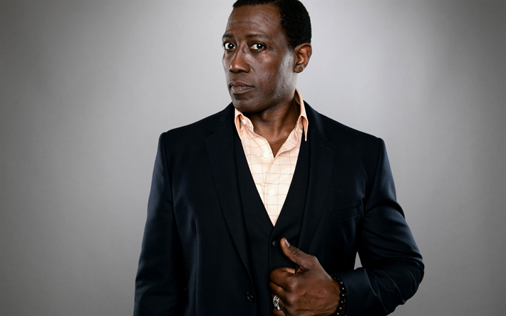 Wesley Snipes, american actor, portrait, black suit, photo shoot, hollywood