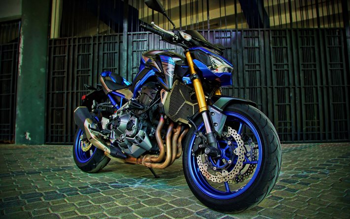 Kawasaki Z900, 4k, superbikes, 2020 bisiklet, HDR, 2020 Kawasaki Z900, Japon motosikletler, Kawasaki