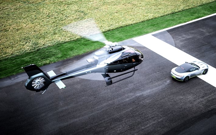 ACH130 Aston Martin Edition, helikoptrar Aston Martin, lyx helikopter, moderna nya helikoptrar, Airbus, Aston Martin