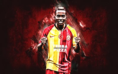Henry Onyekuru, O Galatasaray, Nigeriano jogador de futebol, retrato, Super League Turca, futebol