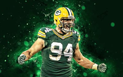 dean lowry, 4 km, defensives ende, green bay packers, american football, nfl, dean vincent lowry, dean lowry green bay packers, gr&#252;ne neonlichter, dean lowry 4 km