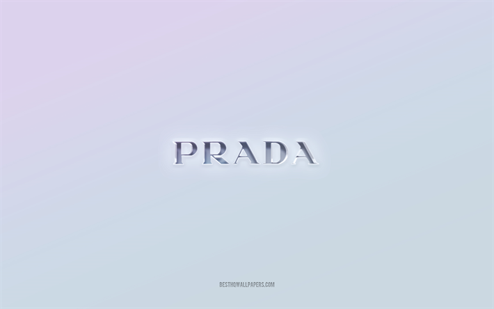 Download wallpapers Prada logo, cut out 3d text, white background, Prada 3d  logo, Prada emblem, Prada, embossed logo, Prada 3d emblem for desktop free.  Pictures for desktop free