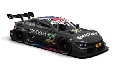 BMW M4DTM, 2018年ブルーノ-Spengler, 4k, レーシングカー, チューニングm4, ドイツのツーリングカーマ, BMW