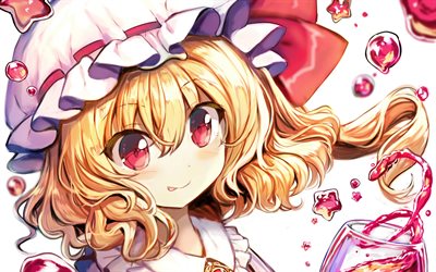 Flandre Scarlet, art, manga, anime characters, Touhou