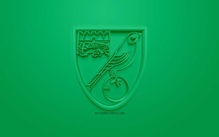 Download wallpapers Norwich City FC, creative 3D logo ...