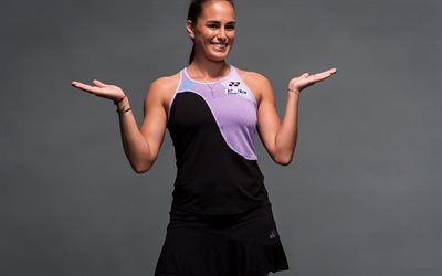 Monica Puig, WTA, Puerto rican tennis player, photoshoot, portrait, smile, famous athletes