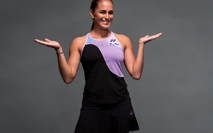 Monica Puig, WTA, Puerto rican giocatore di tennis, servizio fotografico, ritratto, sorridere, atleti famosi