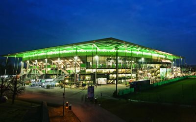 Volkswagen Arena, VfL Wolfsburg Arena, German Football Stadium, Wolfsburg, Germany, Bundesliga Stadiums, VfL Wolfsburg Stadium
