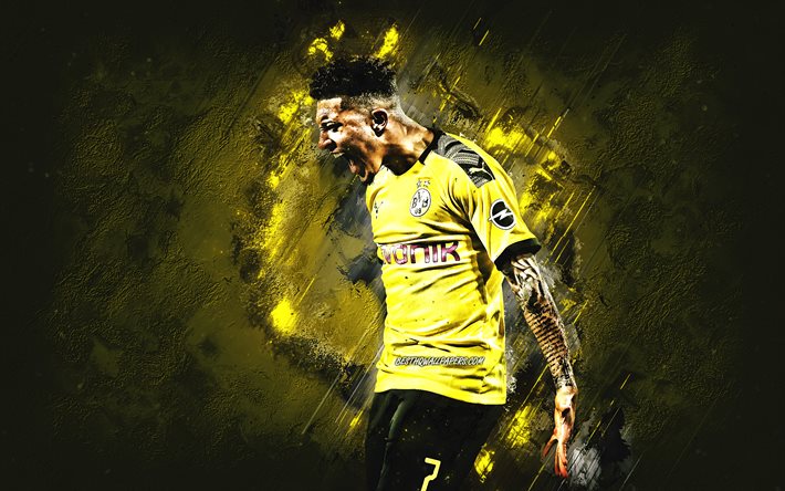 Jadon Sancho, English footballer, BVB, Borussia Dortmund, Bundesliga, Germany, football