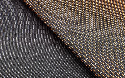 Elegante textura de tecido, cinza de fundo de tela, textura de tecido, elegante plano de fundo cinza