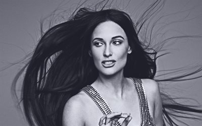 Kacey Musgraves, 4k, Marie Claire photoshoot, american singer, beauty, american celebrity, Kacey Lee Musgraves, monochrome, Kacey Musgraves photoshoot
