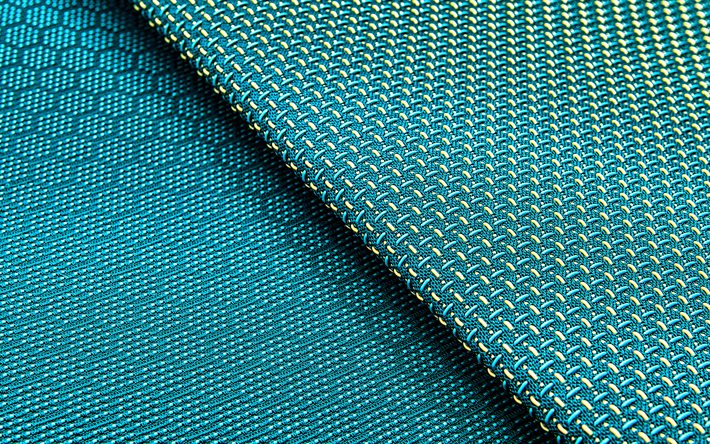 Elegante tejido de textura, de color Turquesa fondo de la tela, tela de textura, elegante fondo de color Turquesa