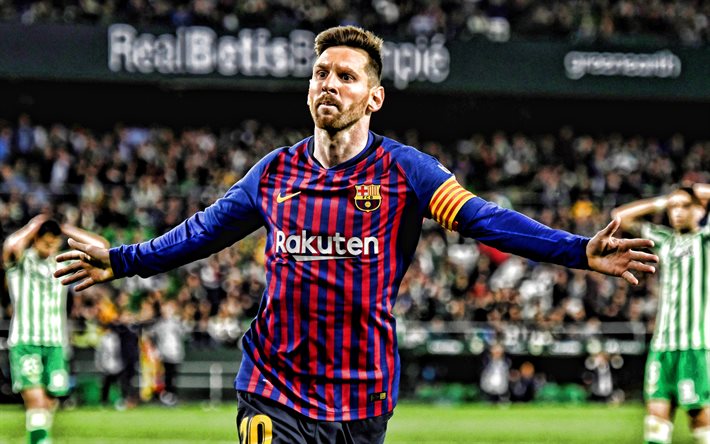 Lionel Messi (FC Barcelona), ritratto, mondo, star del calcio, La Liga, La Spagna, la Catalogna, la Champions League, Leo Messi